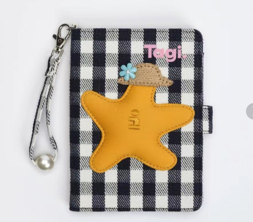【新品】Tagi. パスポートケース 力バー　旅行かばん　 限定　カードケース 手帳　ブラック